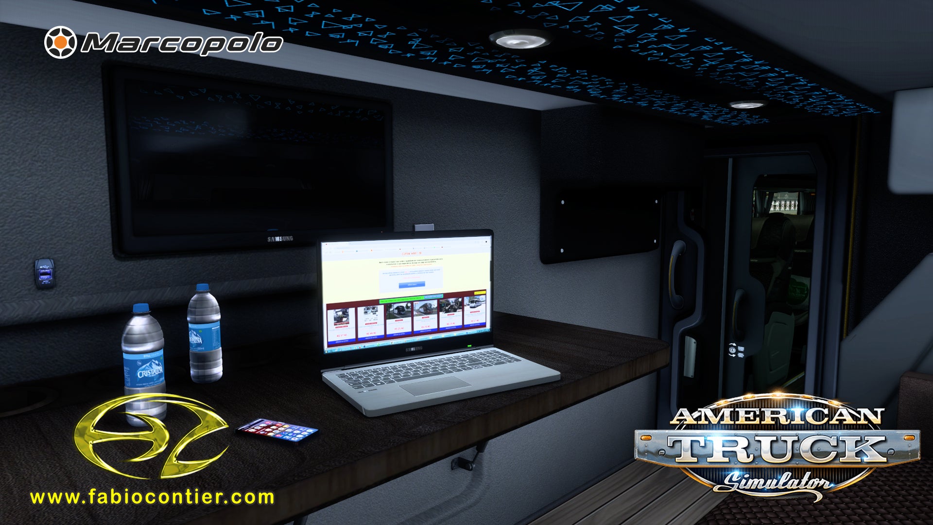 ATS Mod Bus G8 DD Mercedes-Benz 8x2 Paradiso 1800