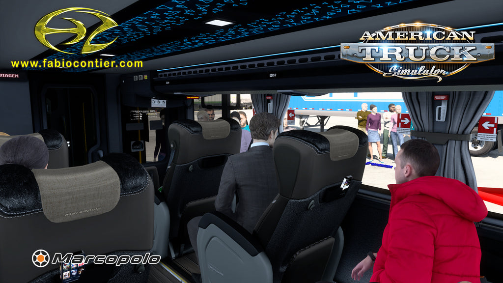 ATS Mod Bus G8 DD Mercedes-Benz 8x2 Paradiso 1800