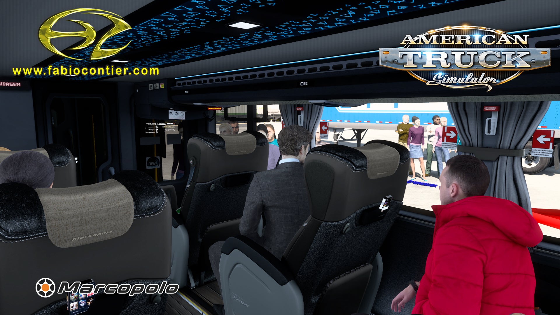 ATS Mod Bus G8 DD Mercedes-Benz 8x2 Paradiso 1800