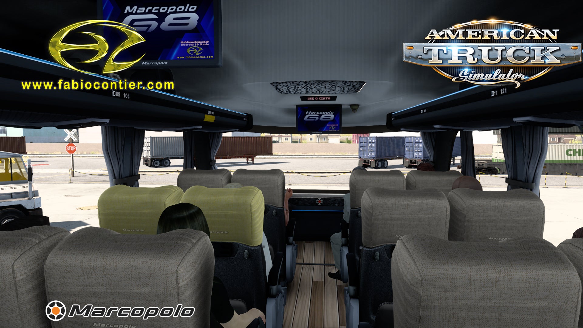 ATS Mod Bus G8 DD Mercedes-Benz 8x2 Paradiso 1800