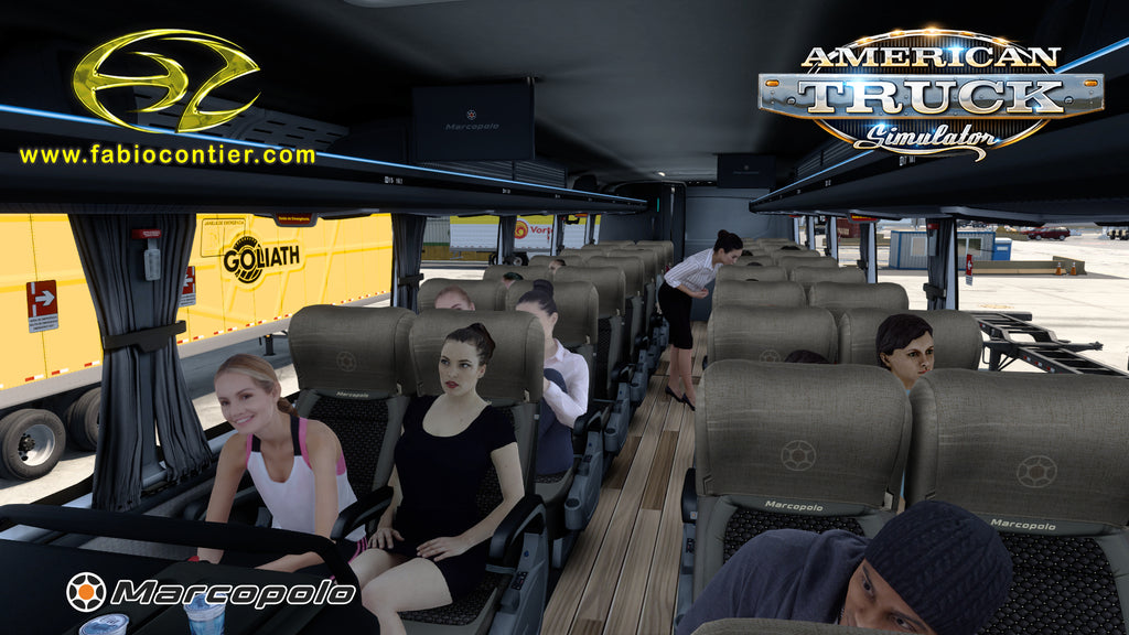 ATS Mod Bus G8 DD Mercedes-Benz 8x2 Paradiso 1800