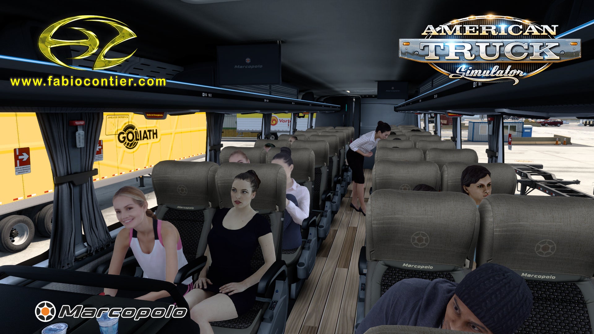ATS Mod Bus G8 DD Mercedes-Benz 8x2 Paradiso 1800