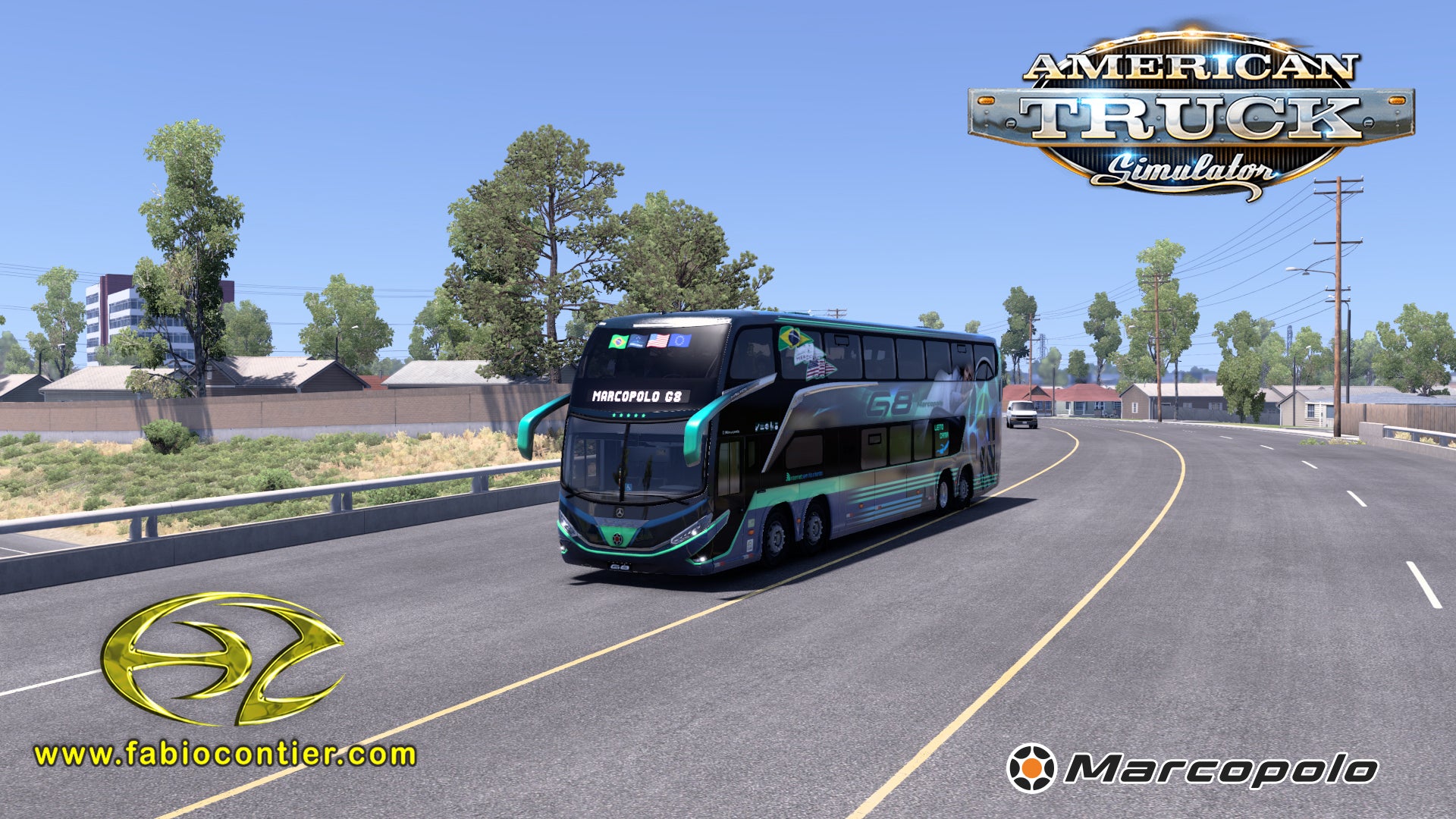 ATS Mod Bus G8 DD Mercedes-Benz 8x2 Paradiso 1800