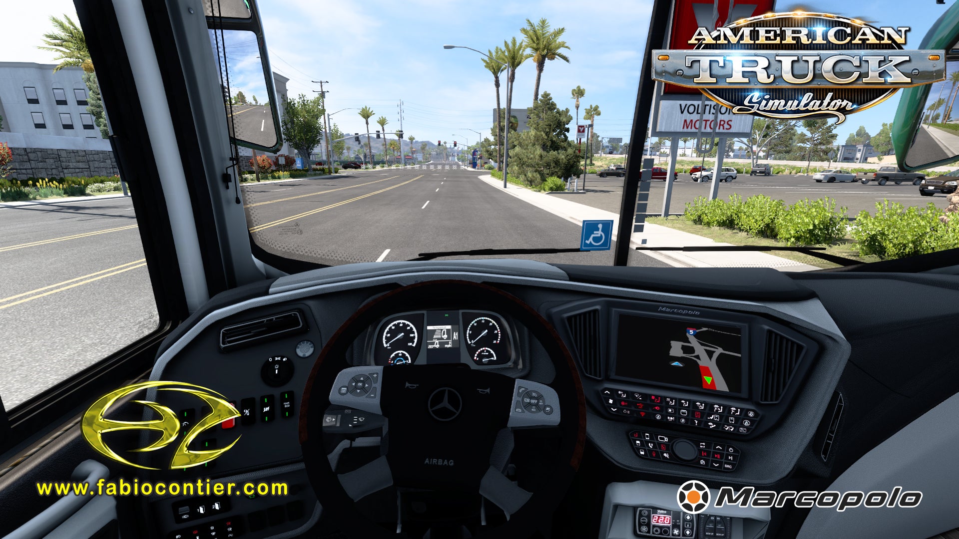 ATS Mod Bus G8 DD Mercedes-Benz 8x2 Paradiso 1800