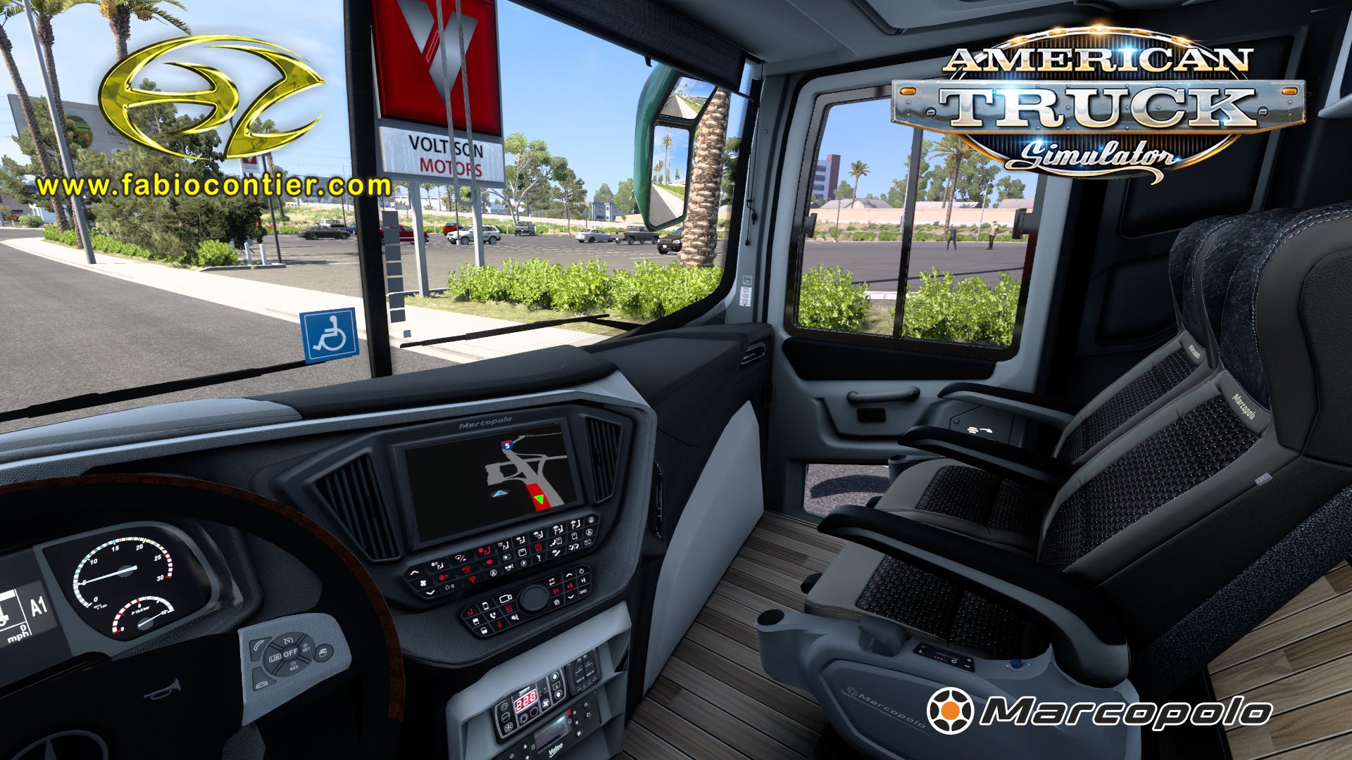 ATS Mod Bus G8 DD Mercedes-Benz 8x2 Paradiso 1800