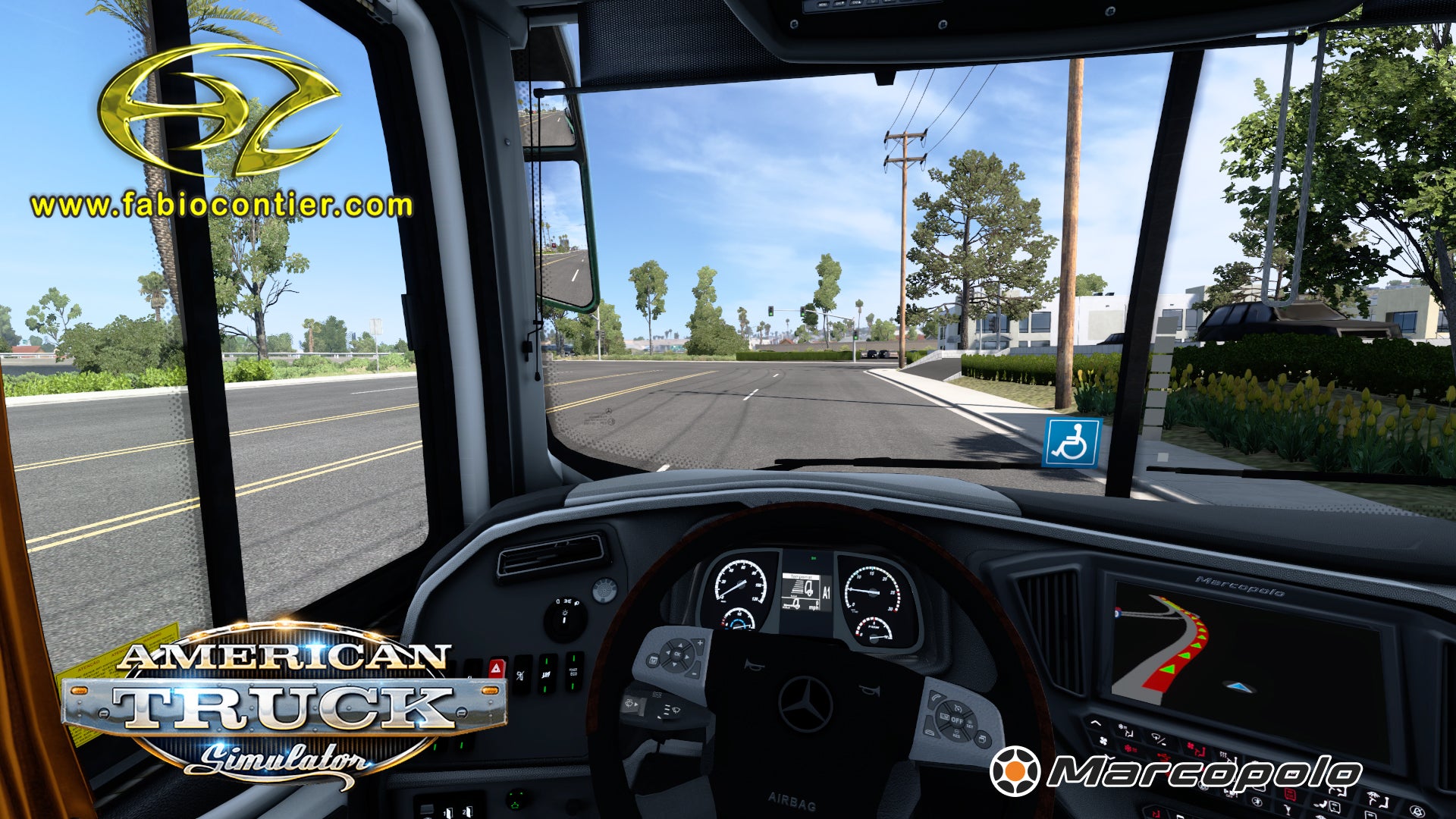 ATS Mod Bus G8 DD Mercedes-Benz 8x2 Paradiso 1800