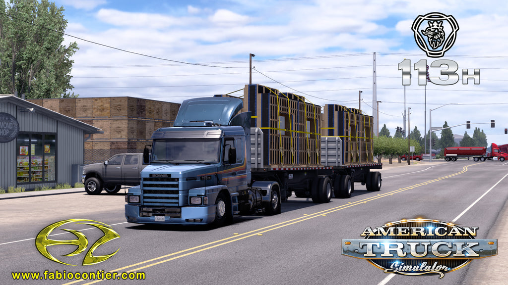 ATS MOD TRUCK 113H Scania Bicuda Completo