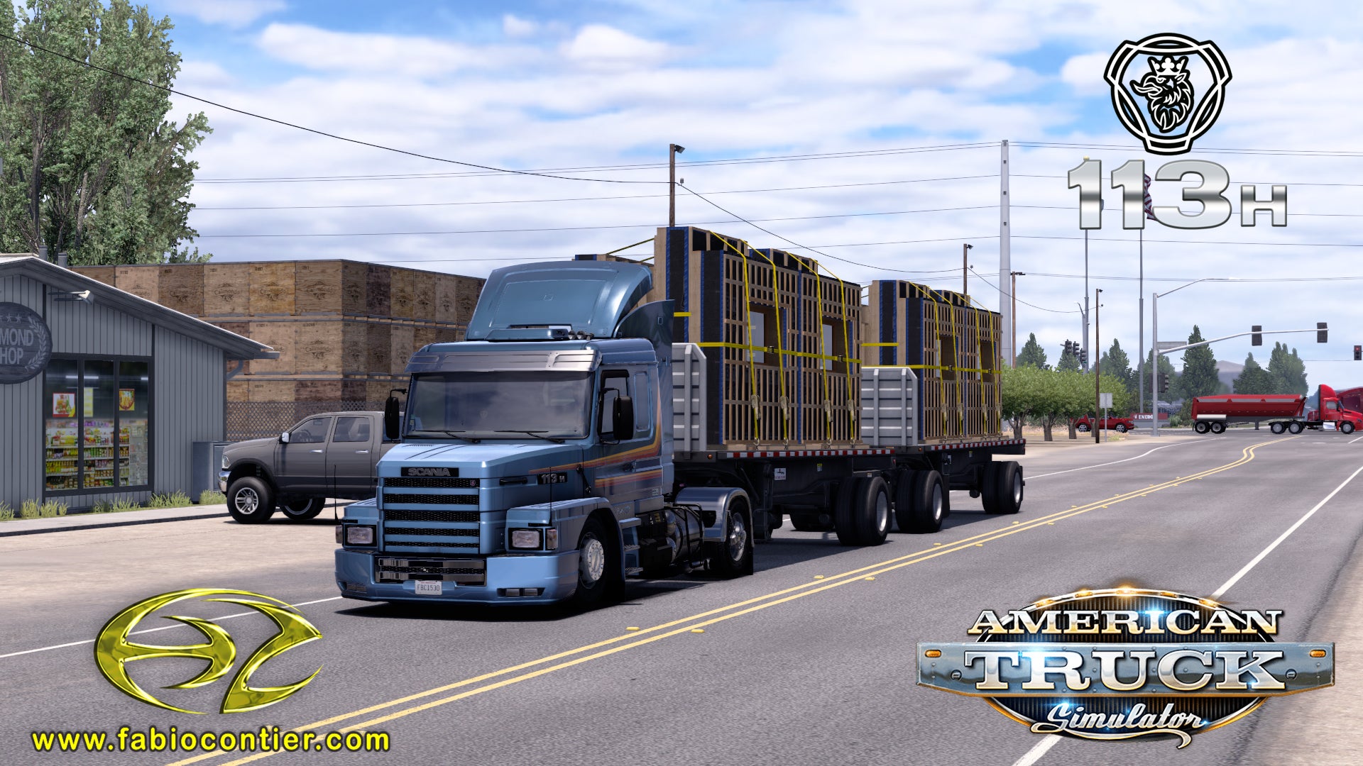 ATS MOD TRUCK 113H Scania Bicuda Completo