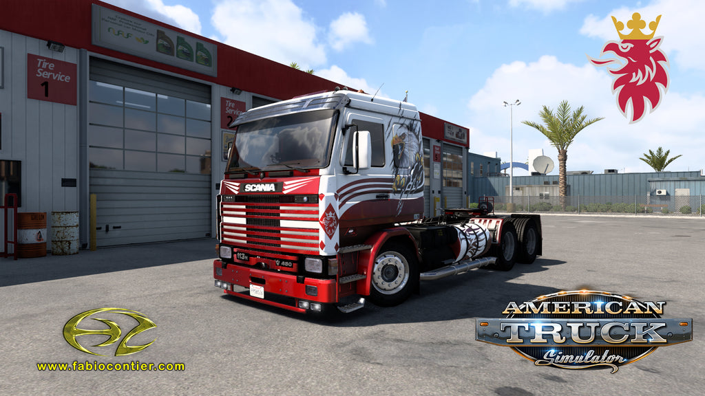 ATS MOD TRUCK 143H Scania Frontal Completo
