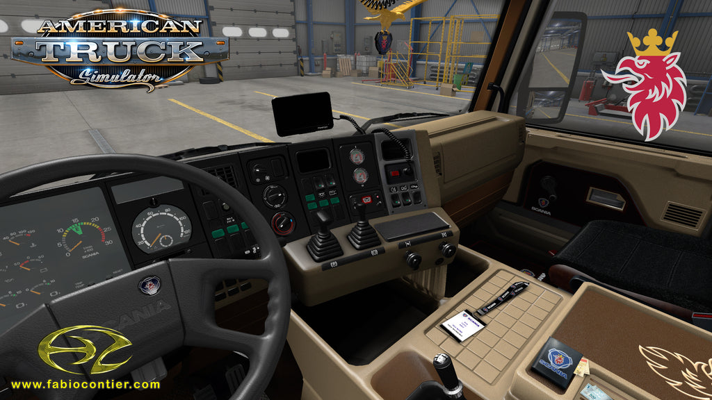 ATS MOD TRUCK 143H Scania Frontal Completo