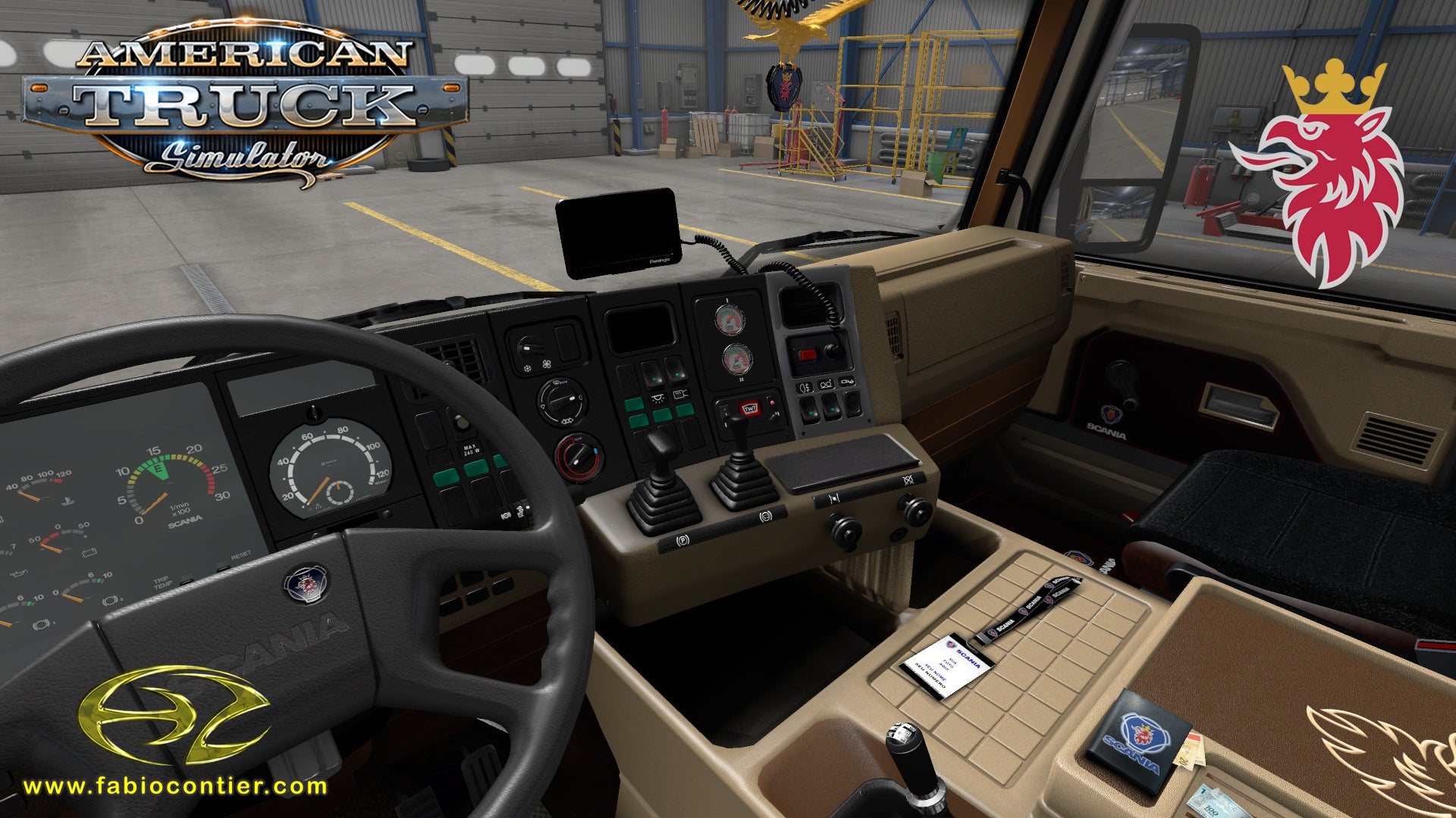 ATS MOD TRUCK 143H Scania Frontal Completo