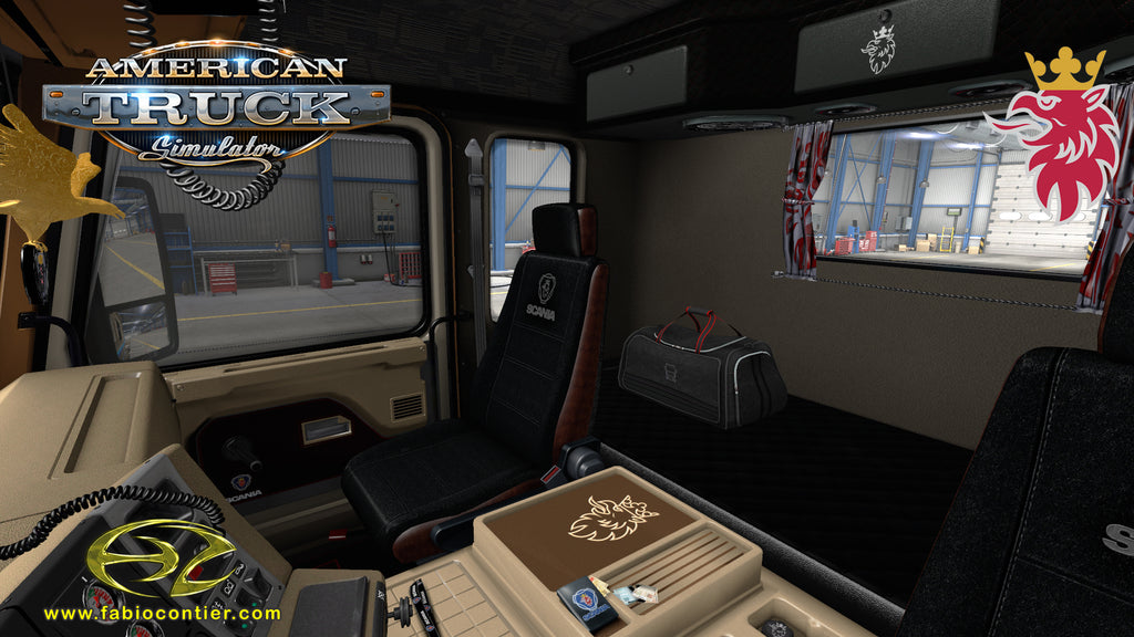 ATS MOD TRUCK 143H Scania Frontal Completo