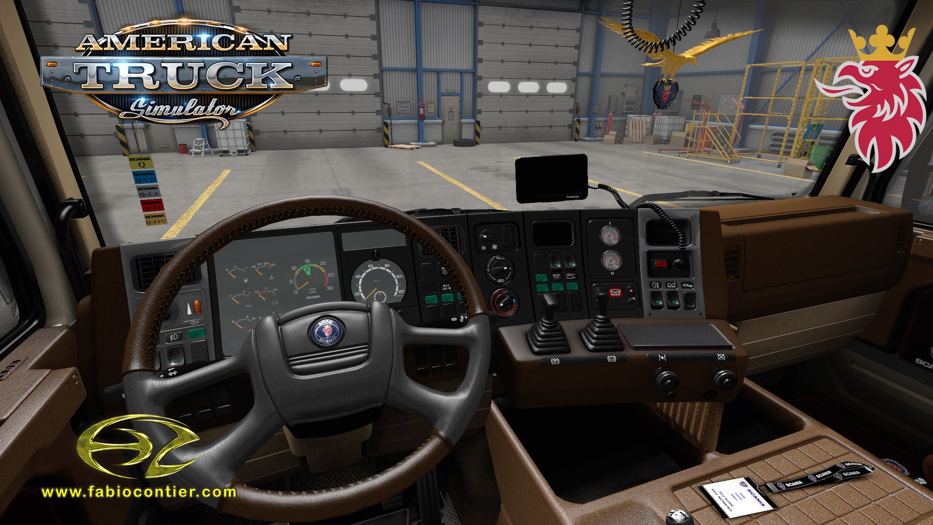 ATS MOD TRUCK 143H Scania Frontal Completo