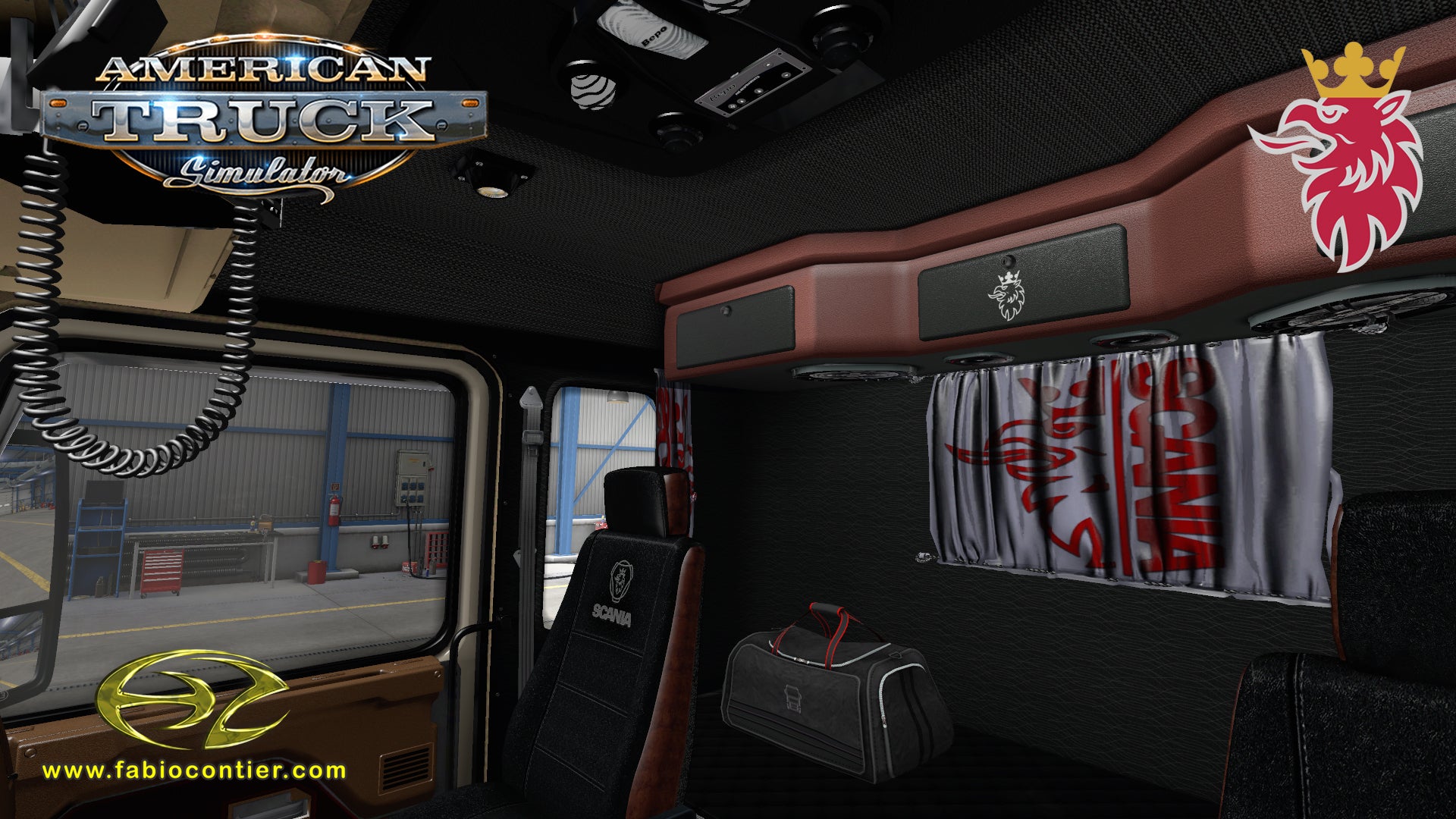 ATS MOD TRUCK 143H Scania Frontal Completo