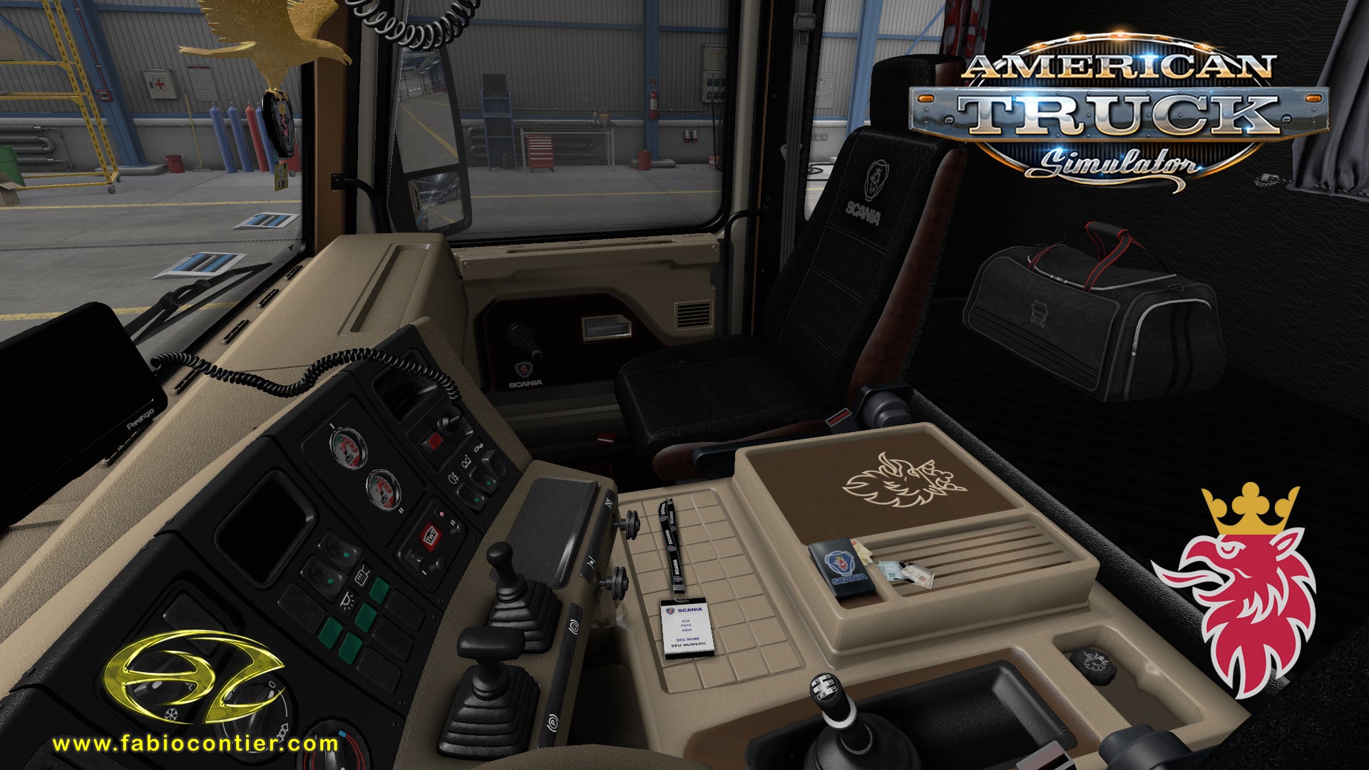 ATS MOD TRUCK 143H Scania Frontal Completo