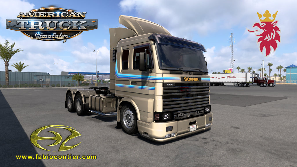 ATS MOD TRUCK 143H Scania Frontal Completo