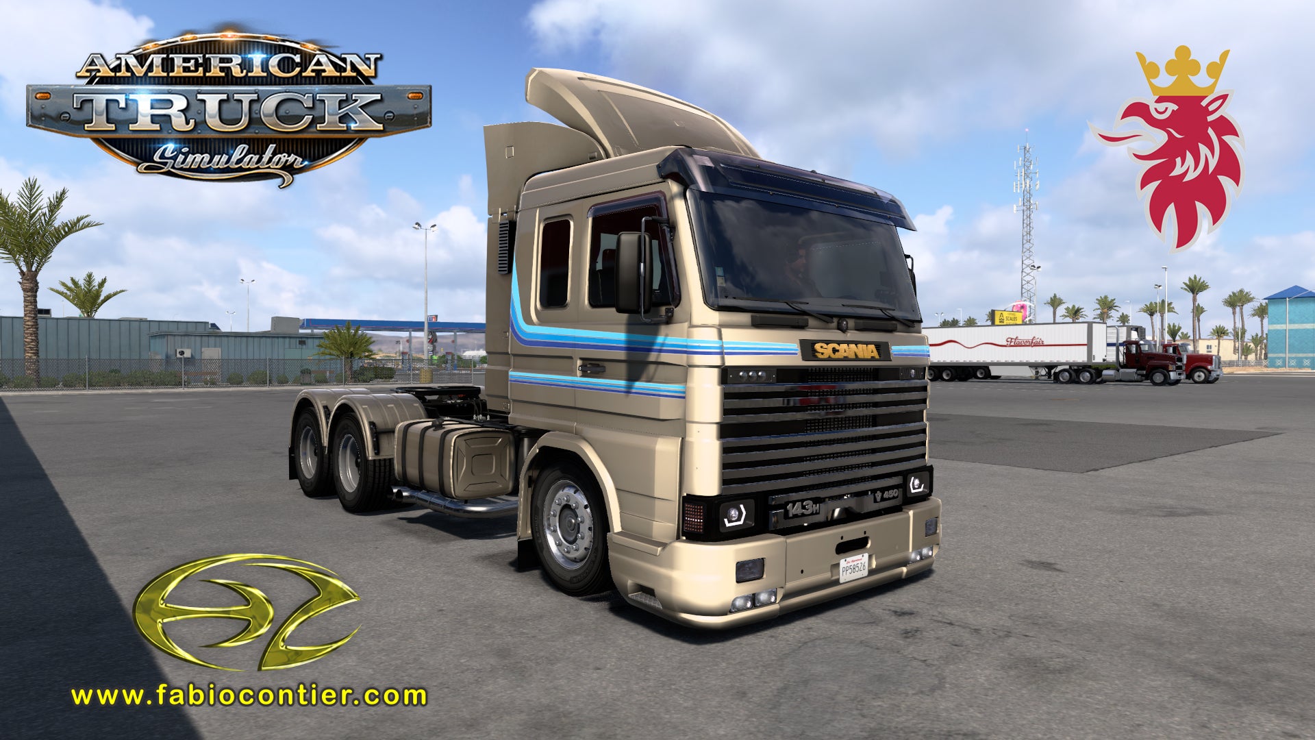 ATS MOD TRUCK 143H Scania Frontal Completo