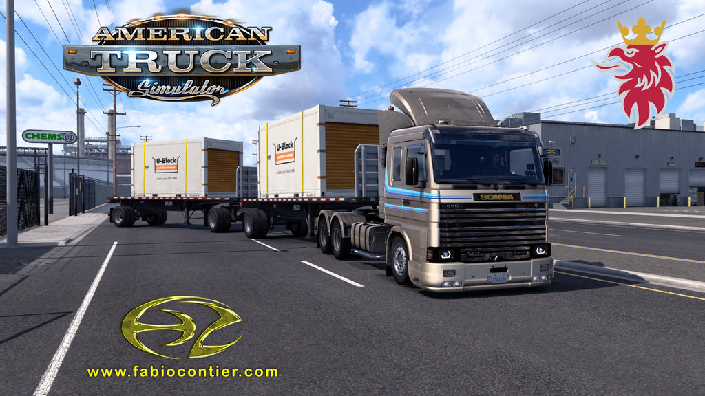 ATS MOD TRUCK 143H Scania Frontal Completo