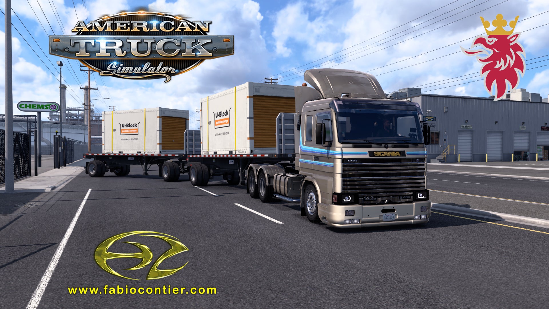ATS MOD TRUCK 143H Scania Frontal Completo