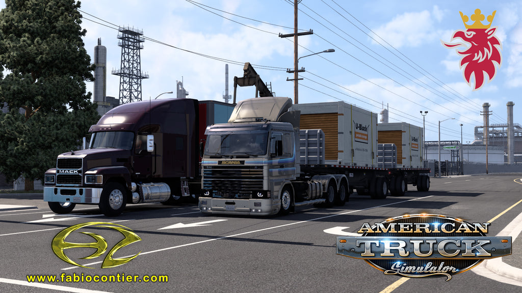 ATS MOD TRUCK 143H Scania Frontal Completo
