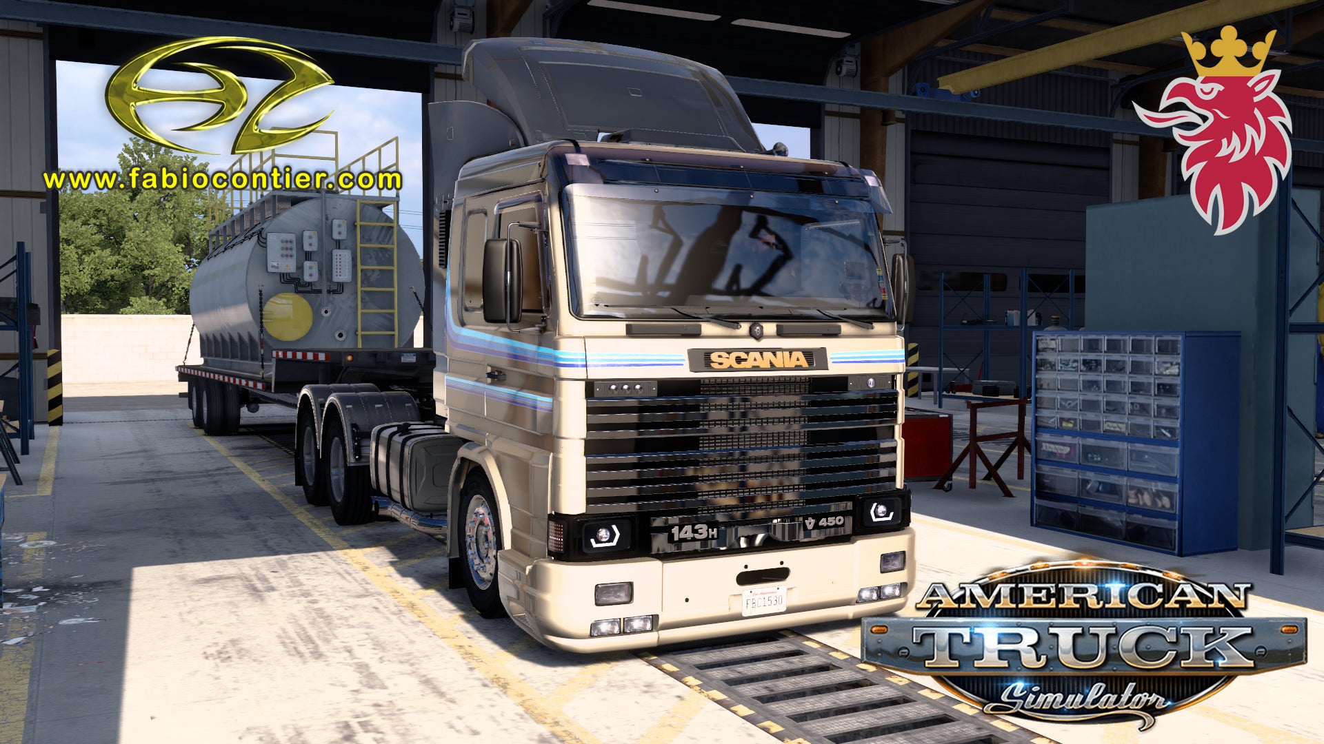 ATS MOD TRUCK 143H Scania Frontal Completo