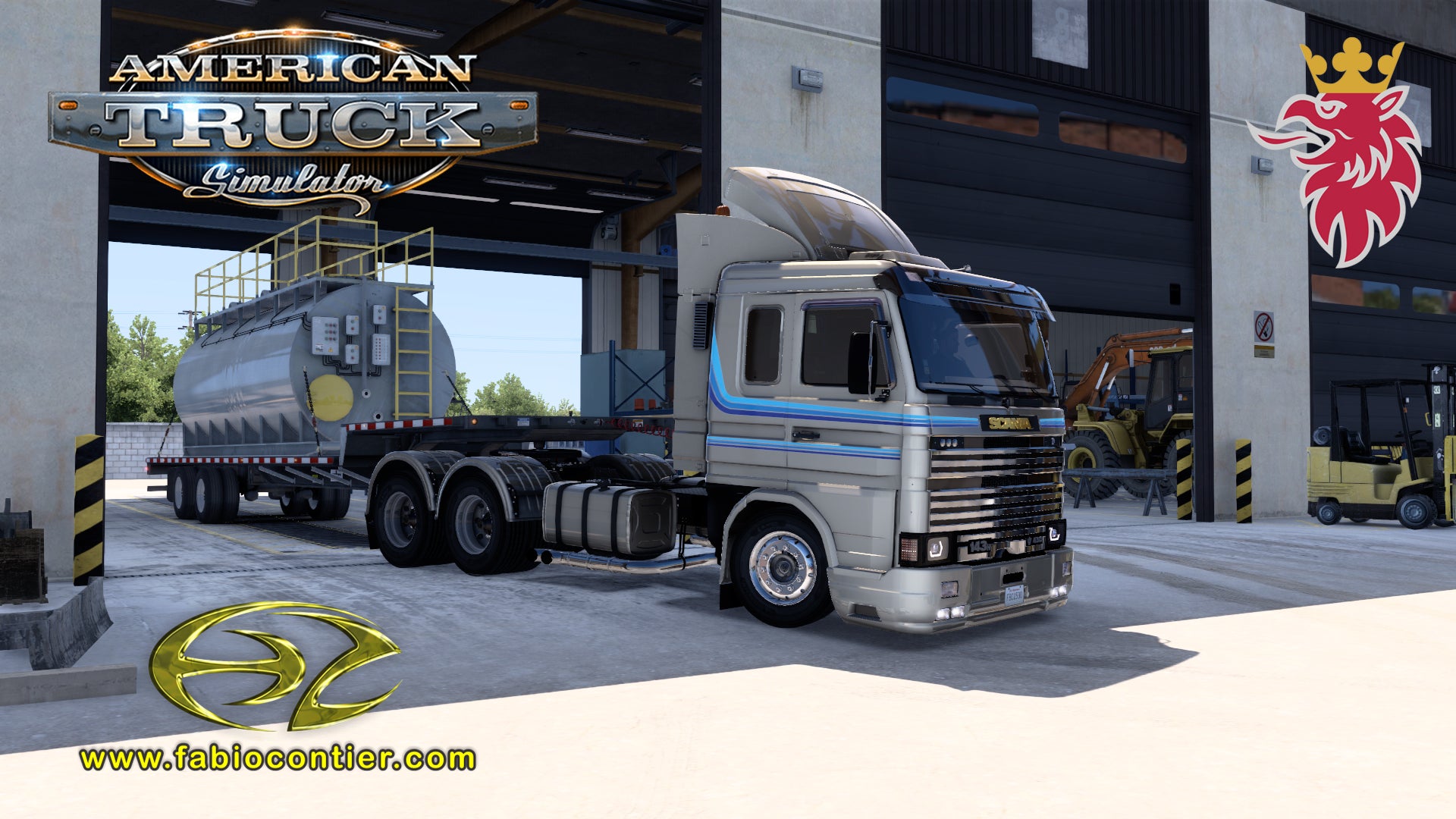 ATS MOD TRUCK 143H Scania Frontal Completo