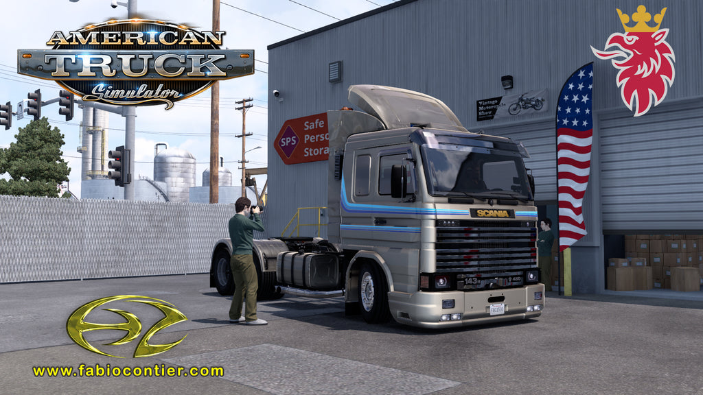 ATS MOD TRUCK 143H Scania Frontal Completo