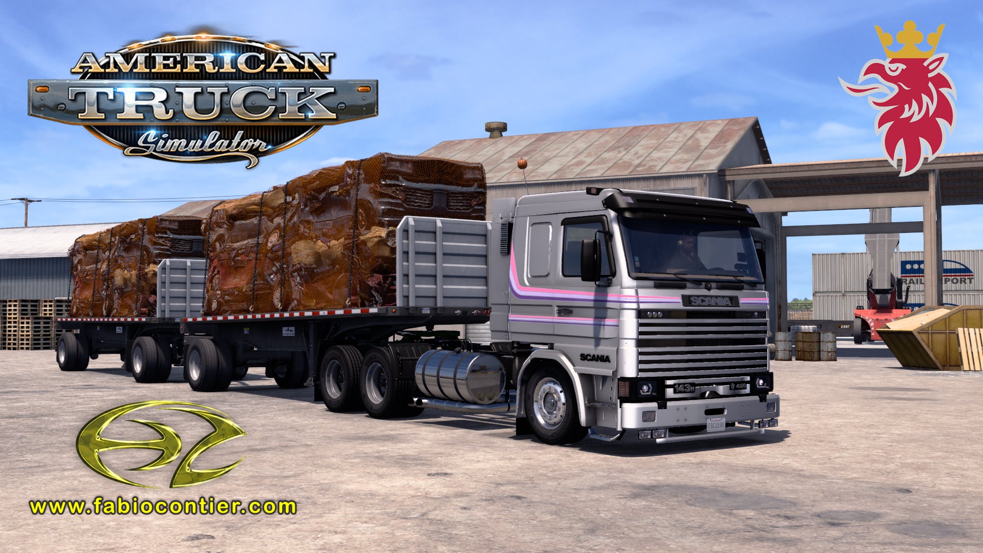 ATS MOD TRUCK 143H Scania Frontal Completo