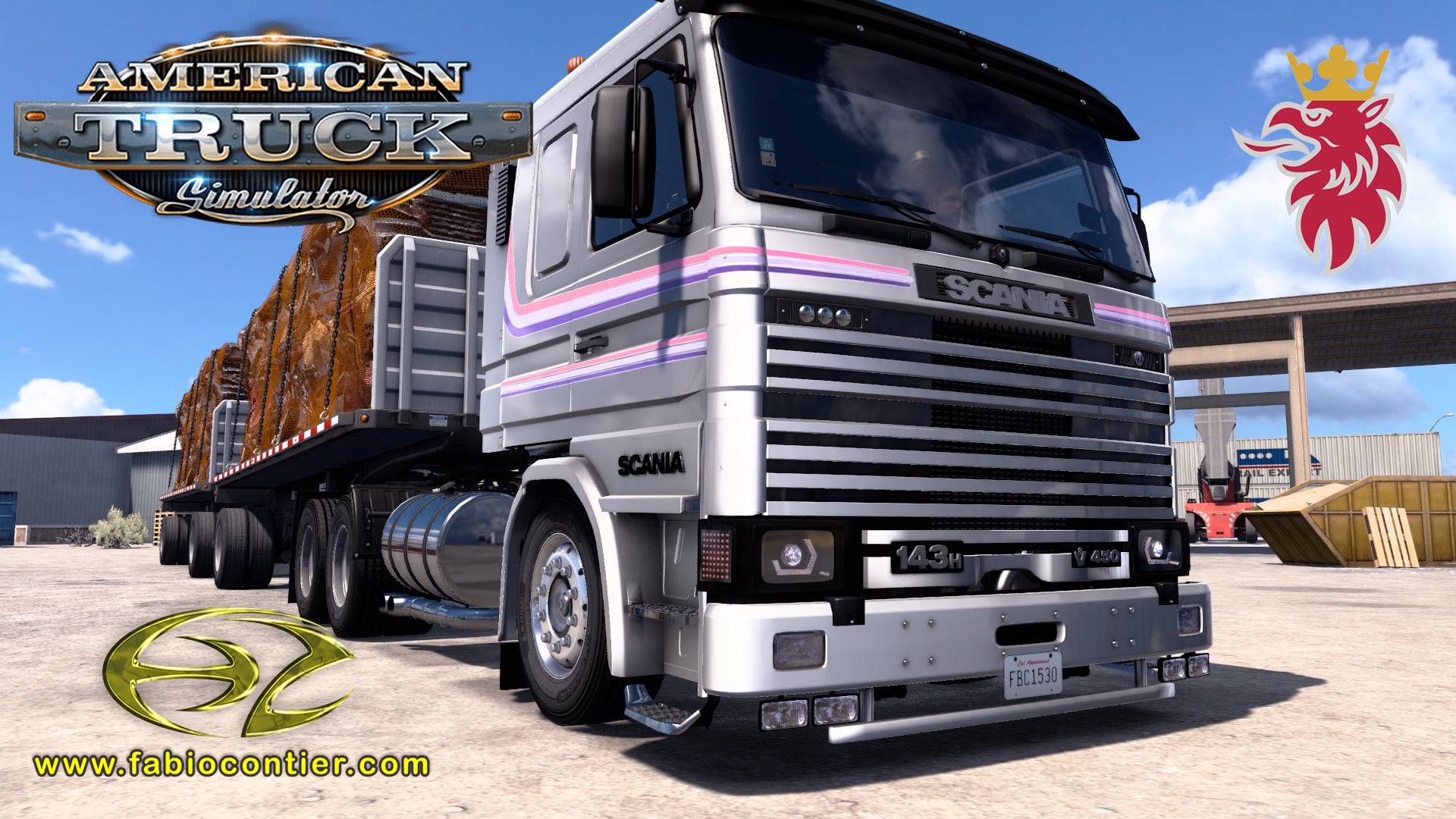 ATS MOD TRUCK 143H Scania Frontal Completo