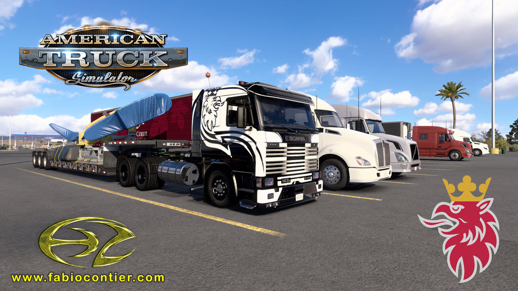 ATS MOD TRUCK 143H Scania Frontal Completo