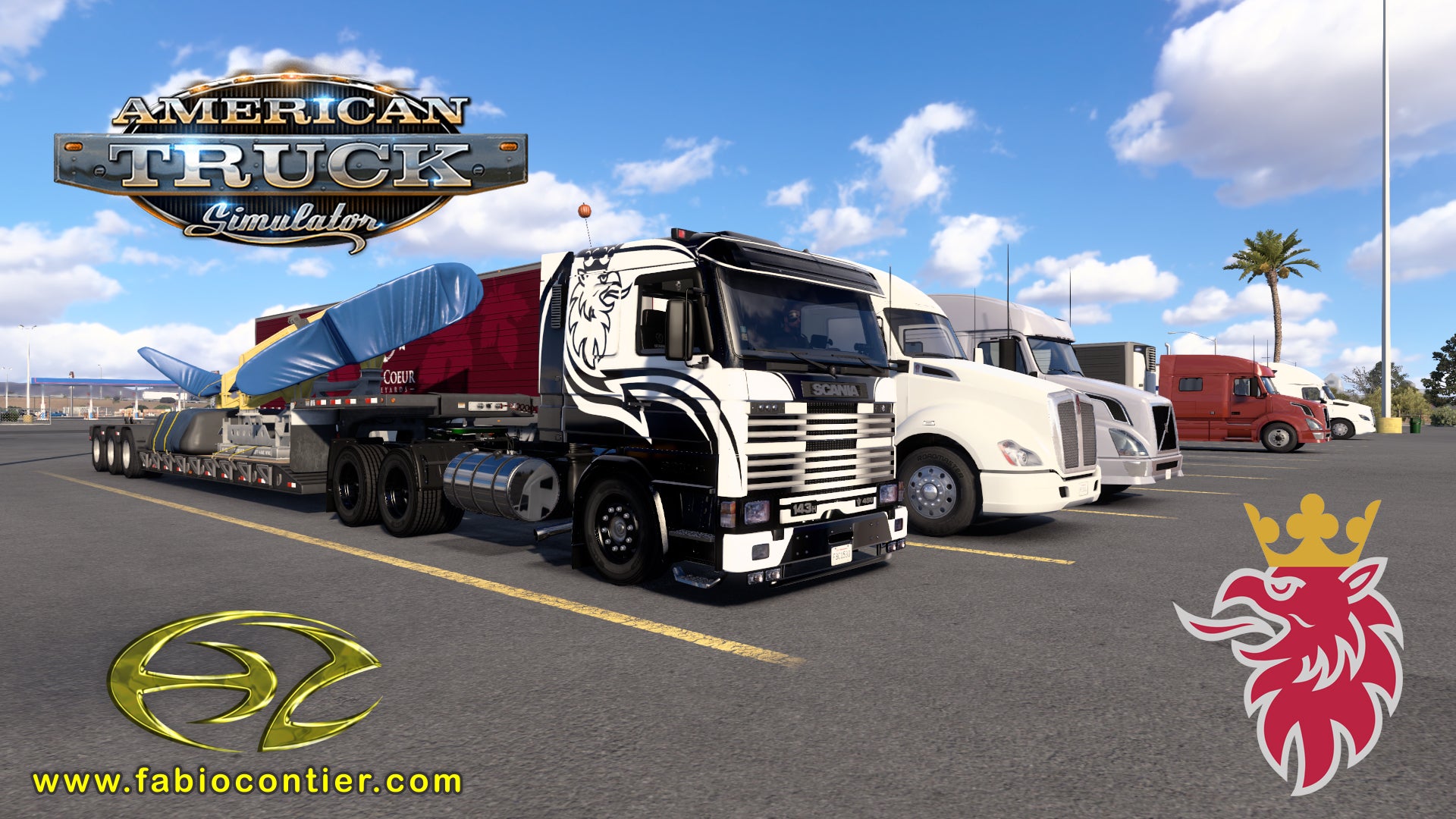 ATS MOD TRUCK 143H Scania Frontal Completo