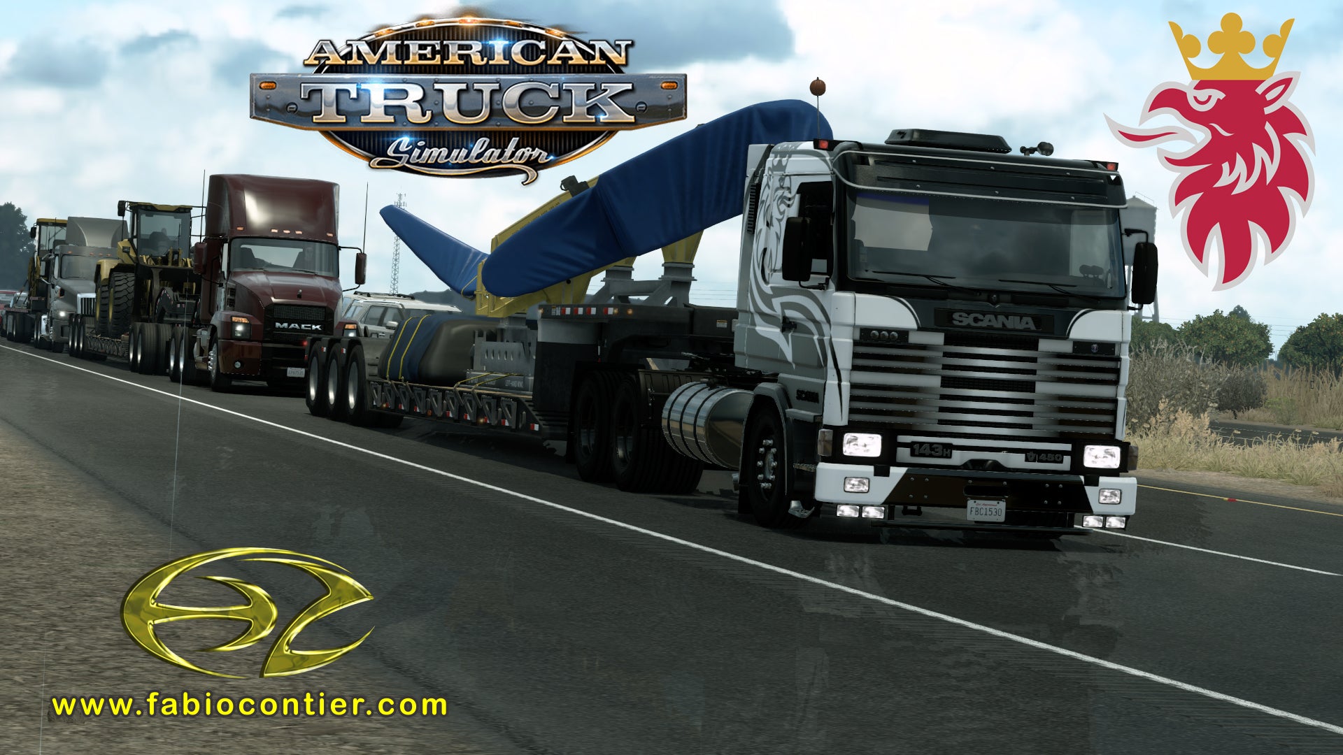 ATS MOD TRUCK 143H Scania Frontal Completo