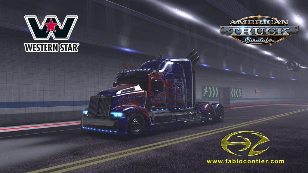 ATS Mod Truck Western Star Optimus Prime Exclusive