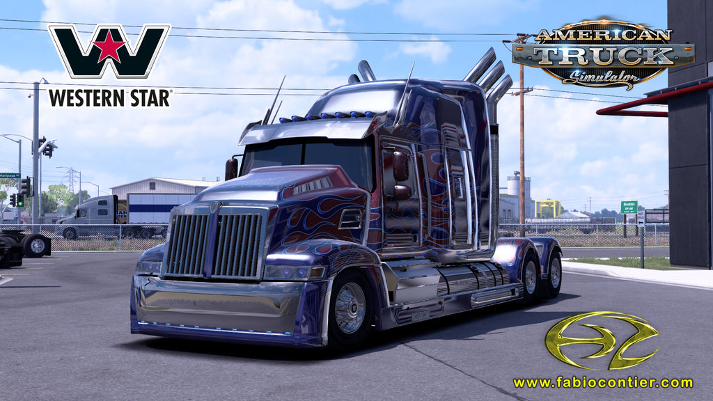 ATS Mod Truck Western Star Optimus Prime Exclusive