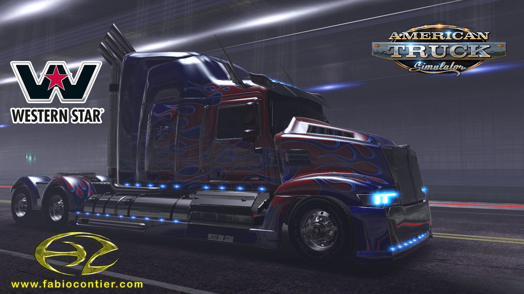 ATS Mod Truck Western Star Optimus Prime Exclusive