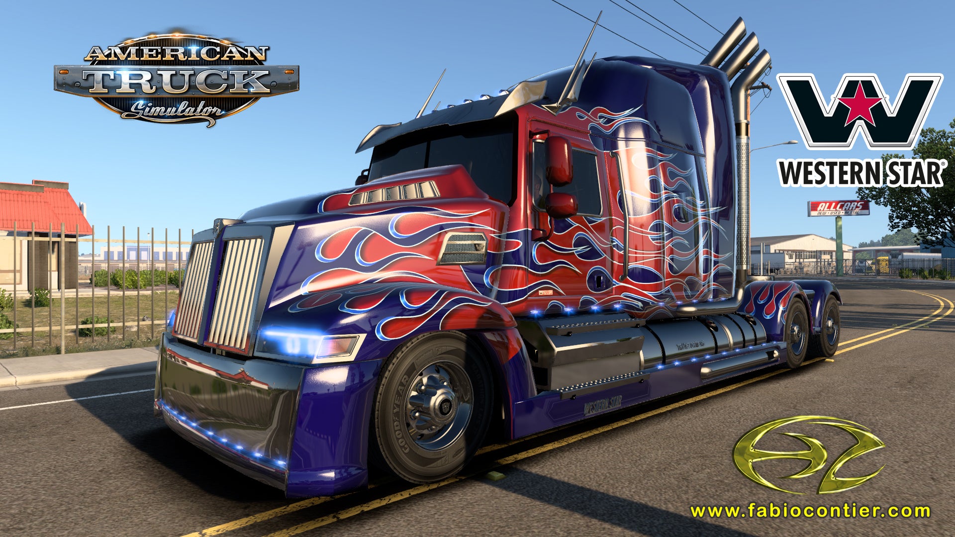 ATS Mod Truck Western Star Optimus Prime Exclusivo