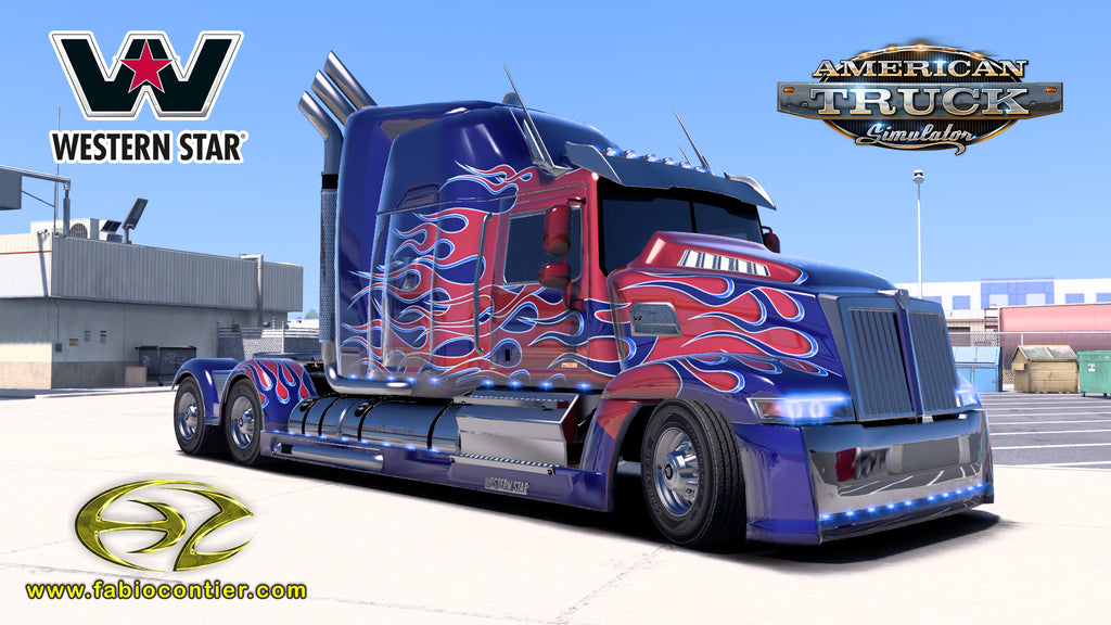 ATS Mod Truck Western Star Optimus Prime Exclusive