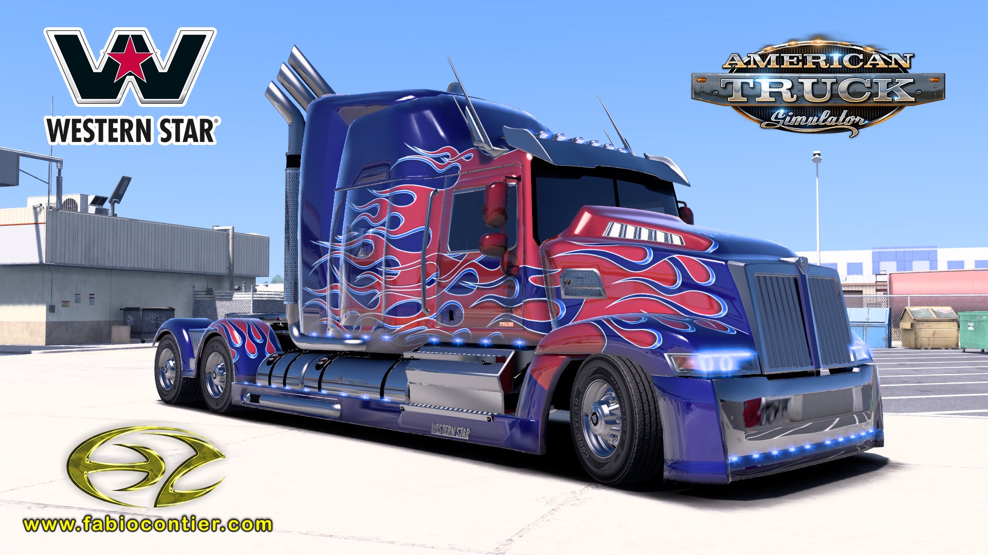 ATS Mod Truck Western Star Optimus Prime Exclusive
