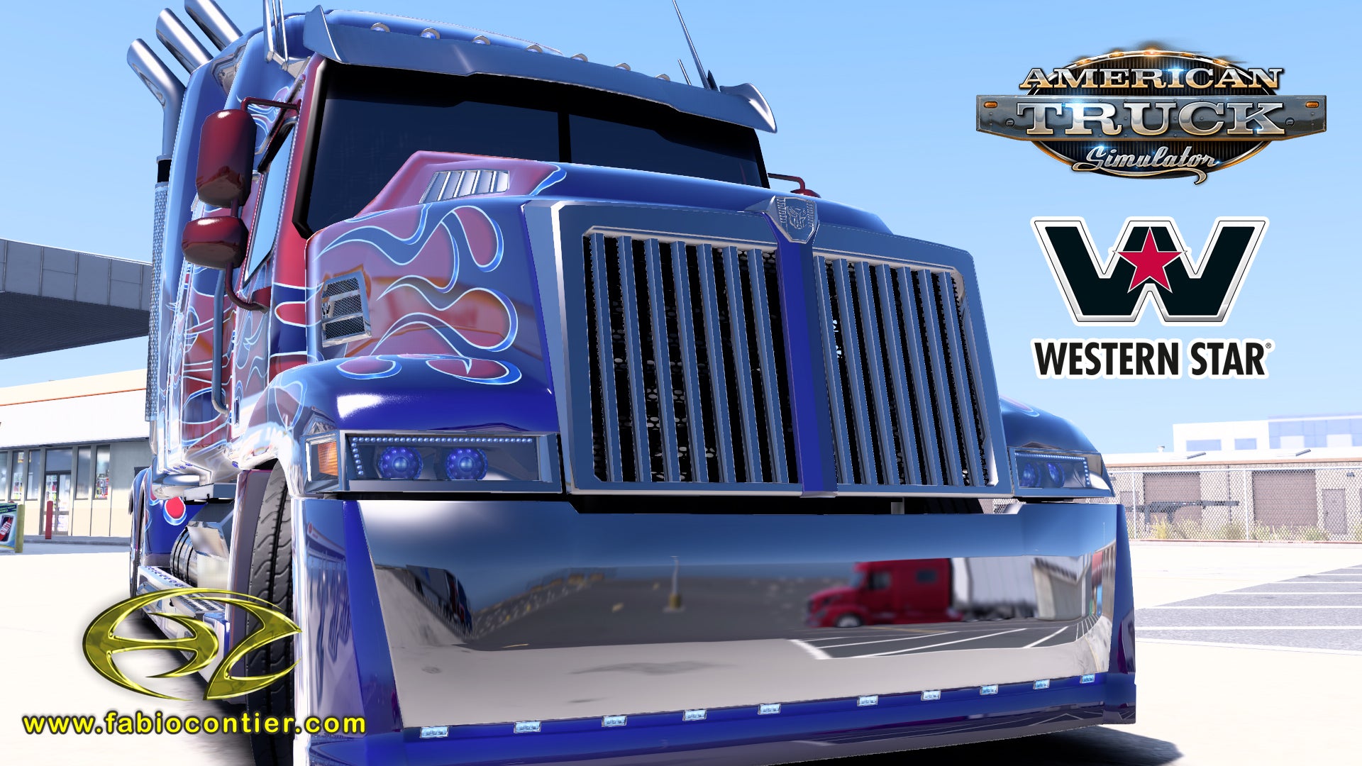 ATS Mod Truck Western Star Optimus Prime Exclusivo