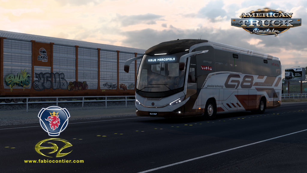 ATS Mod Bus G8 4x2 Scania Infinity Marcopolo