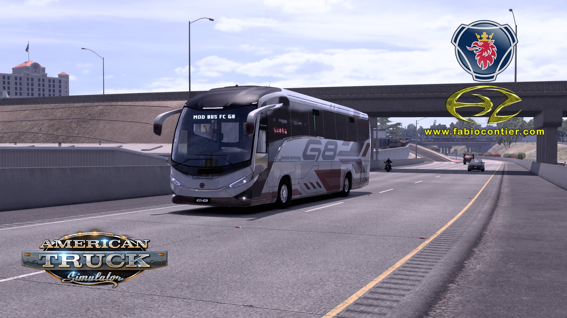 ATS Mod Bus G8 4x2 Scania Infinity Marcopolo