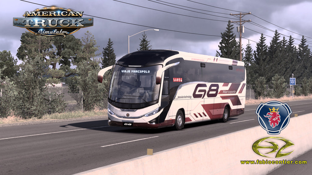ATS Mod Bus G8 4x2 Scania Infinity Marcopolo