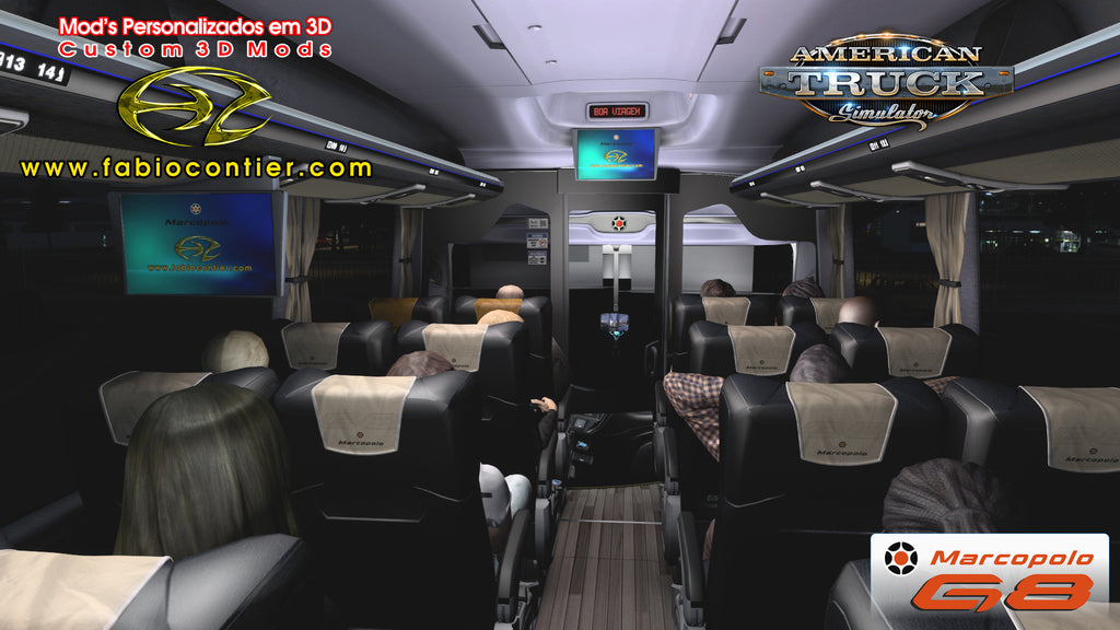 ATS Mod Bus G8 4x2 Scania Infinity Marcopolo