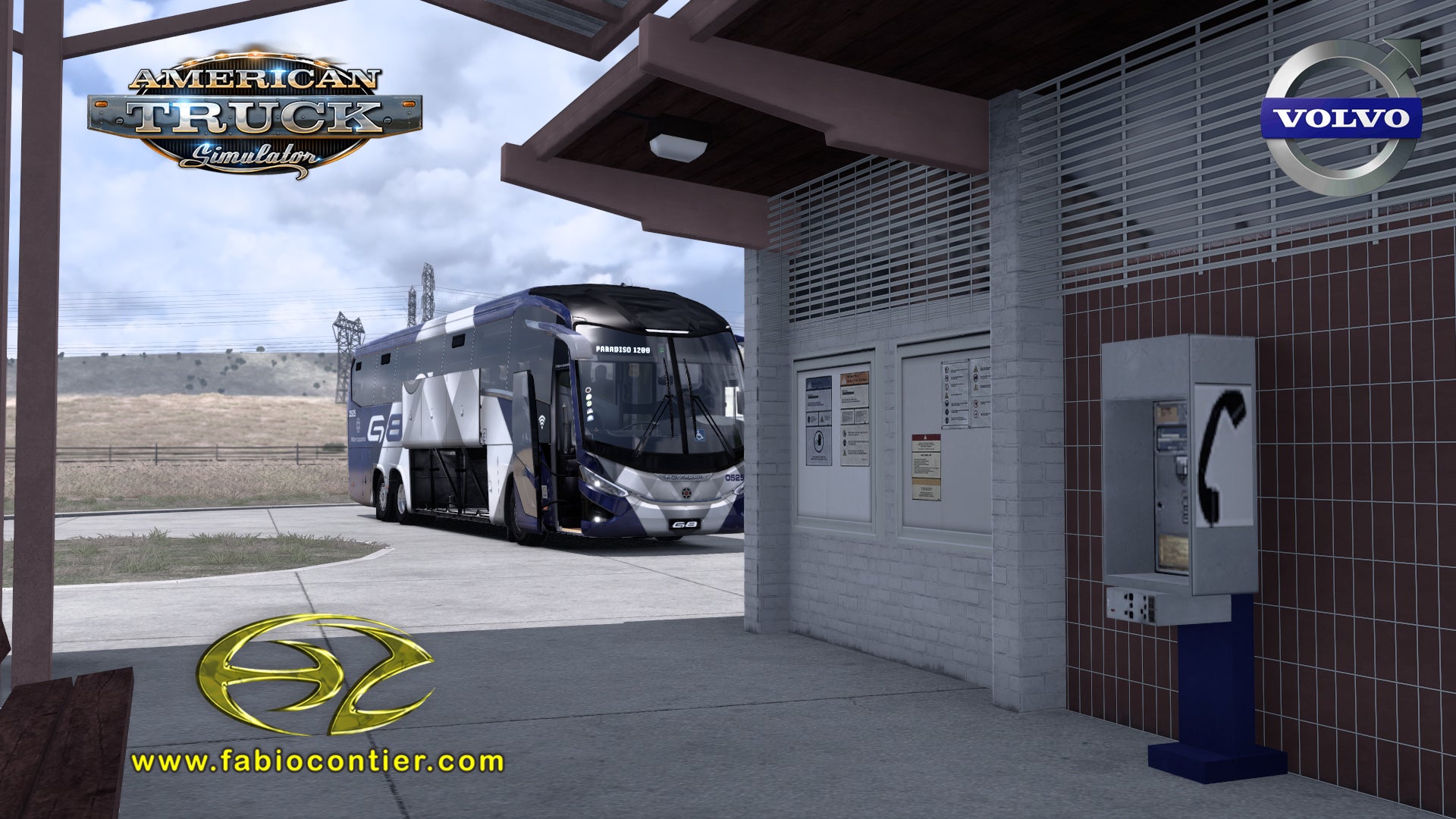 ATS Mod Bus G8 VOLVO 6x2 1200 Premium