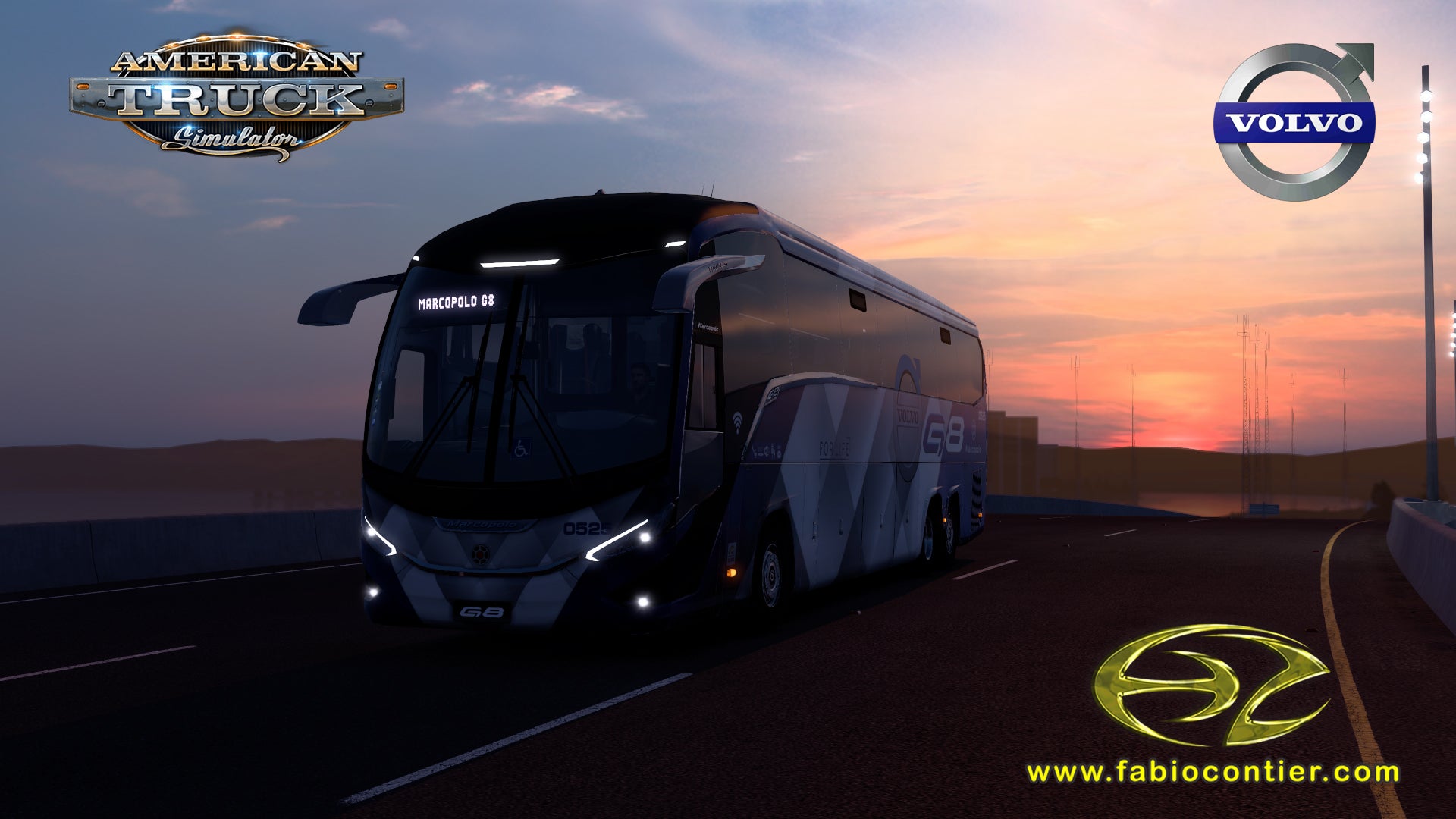 ATS Mod Bus G8 VOLVO 6x2 1200 Premium