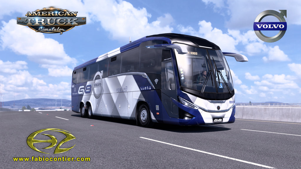 ATS Mod Bus G8 VOLVO 6x2 1200 Premium