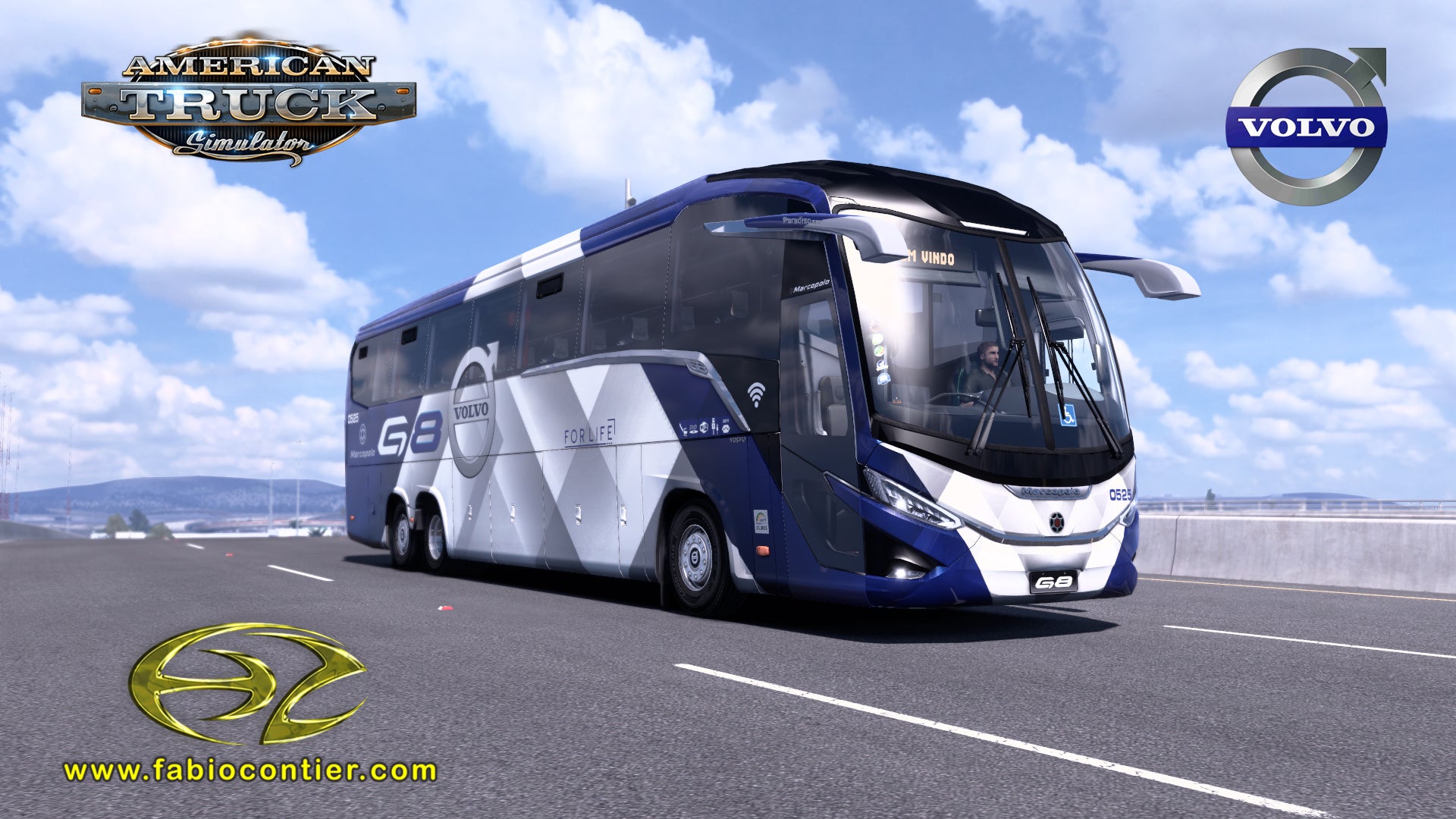 ATS Mod Bus G8 VOLVO 6x2 1200 Premium