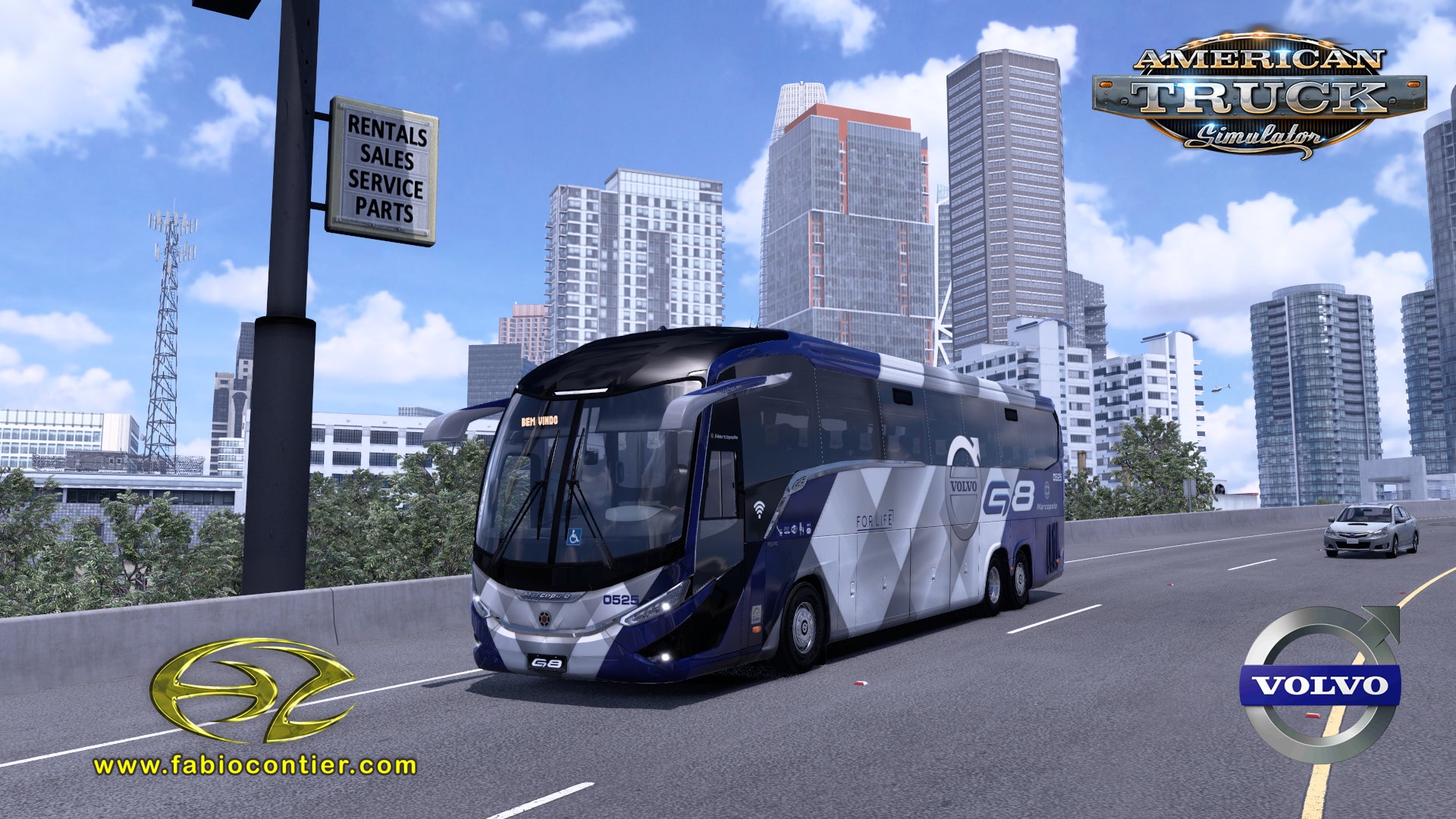 ATS Mod Bus G8 VOLVO 6x2 1200 Premium
