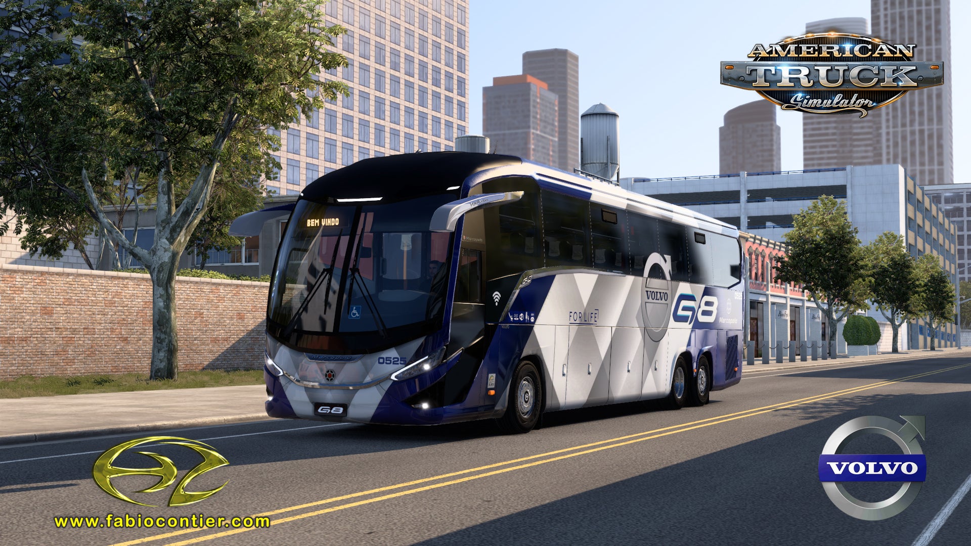 ATS Mod Bus G8 VOLVO 6x2 1200 Premium