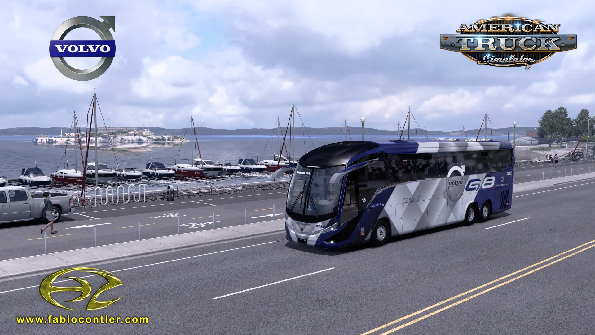 ATS Mod Bus G8 VOLVO 6x2 1200 Premium